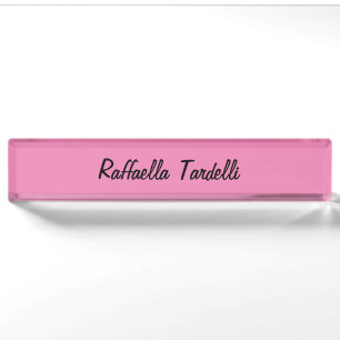 Minimalistische personalisierte, benutzerdefiniert namensplakette