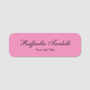 Minimalistische personalisierte, benutzerdefiniert namensschild