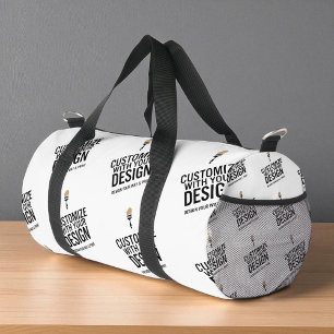 Minimalistische personalisierte Marken- Firmen- Duffle Bag