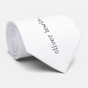 Minimalistische Personalisierte Schreibmaschinen-S Krawatte