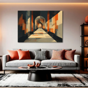 Minimalistische Perspektive Leinwanddruck