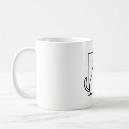 Minimalistische Pet-Liebe - Das perfekte Design fü Kaffeetasse