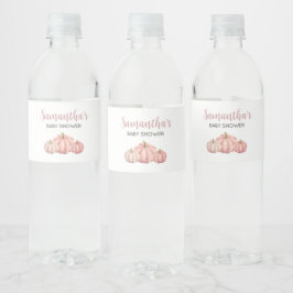 Minimalistische Pink Pumpkin Fall Baby Dusche