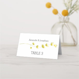 Minimalistische Platzkarten