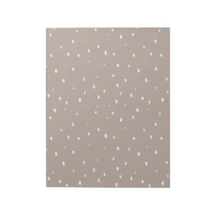 Minimalistische Polka-Dotdesign in geschmeidigten  Notizblock
