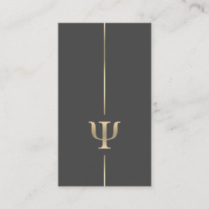 Minimalistische Psychologin PSI Symbol-Visitenkart Visitenkarte