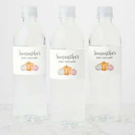 Minimalistische Pumpkin Fall Baby Dusche