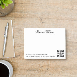 Minimalistische QL-Geschäfte Post-it Klebezettel