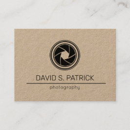 Minimalistische QR-Codefotografie Visitenkarte