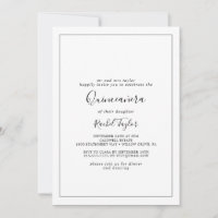 Minimalistische Quinceañera
