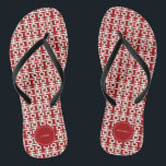 Minimalistische Red Double Happiness Chinesische H Flip Flops<br><div class="desc">Minimalistisches chinesisches doppeltes Glücksgefühl-Design in schlichten rot-weißen Mustern. Ein elegantes asiatisches Hochzeitsdesign für das moderne und stilvolle Paar. Das doppelte Glück ist ein sehr gutes und viel Glück-Symbol, das bei allen orientalischen Hochzeiten und Feiern verwendet wird. Mit Fett*fa*tin entworfen. Einfach mit eigenen Texten, Fotos oder Bildern anpassen. Für individuelle Anfragen...</div>