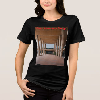 Minimalistische Regierungssäulen für Frauen Bella Tri-Blend Shirt
