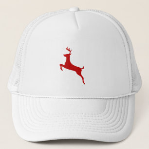 Minimalistische-Rentier-Weihnachts-Trucker-Mütze - Truckerkappe