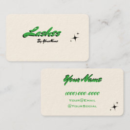 Minimalistische Retro-Visitenkarten Visitenkarte