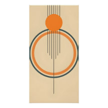 Minimalistische Retro-Wand