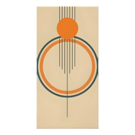 Minimalistische Retro-Wand Poster