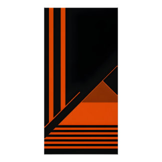 Minimalistische Retro-Wand Poster