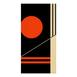 Minimalistische Retro-Wand Poster