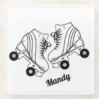 Minimalistische Roller-Skate Zeichnend Individuell