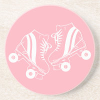Minimalistische Rollschuhe Rollschuhlaufen Rosa