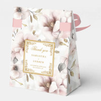 Minimalistische Rosa-Gold-Gastgeschenk Hochzeit