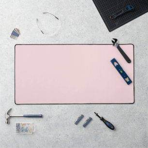 Minimalistische, rosa Schreibtischmatte für Zuhaus