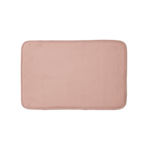 Minimalistische rosa, solide, moderne Eleganz Badematte