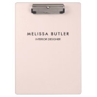 Minimalistische rosa Zwischenablage