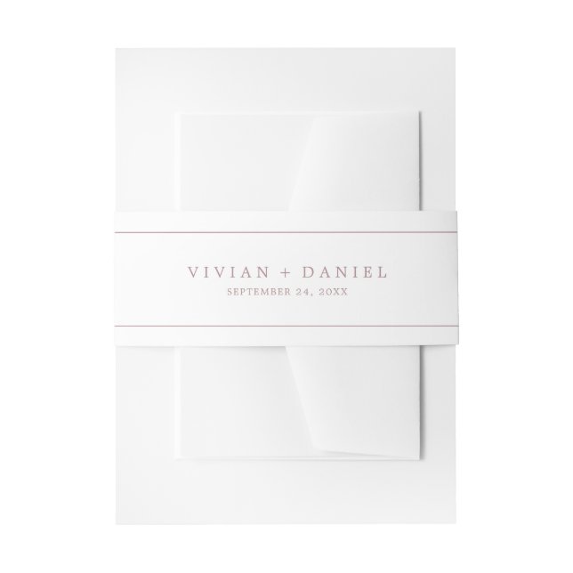 Minimalistische Rose Gold Wedding Bly Band (Vorderseite Beispiel)
