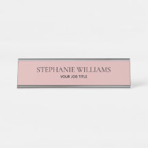 Minimalistische roségoldene Custom-Beschriftung