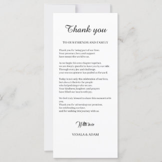 Minimalistische RSVP-Karte - elegante Einladung zu