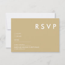 Minimalistische RSVP-Karten für Hochzeiten