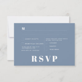 Minimalistische RSVP-Karten für Hochzeiten Einladung