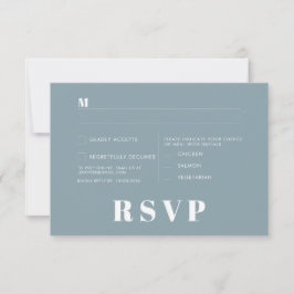 Minimalistische RSVP-Karten für Hochzeiten Einladung
