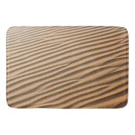 Minimalistische Sandstein-Wellen-Abstraktion Badematte