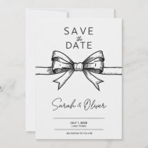 Minimalistische Save the Date Einladung
