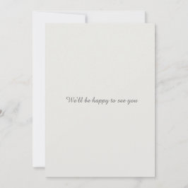 Minimalistische Save the Date QR Code Wedding Card Dankeskarte