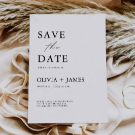 Minimalistische Save the Date Vorlage