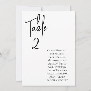 Minimalistische schicke Hochzeitskarte Einladung