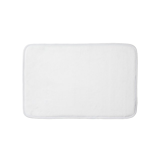 Minimalistische schlichte Farbe Badematte (Vorderseite)