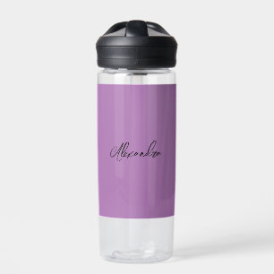 Minimalistische Schlichte Kalligrafie Eigenname La Trinkflasche