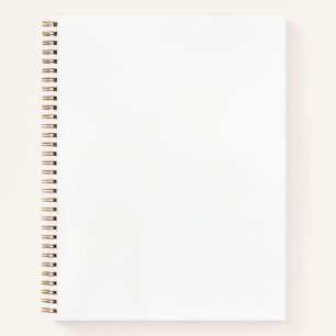 Minimalistische, schlichte, kräftige Farbe Notizbuch