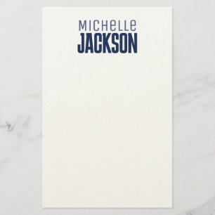 Minimalistische Schlichte Meldung Briefpapier