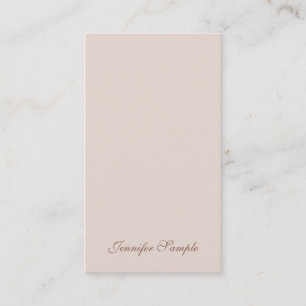 Minimalistische Schlichte Moderne Elegante handges Visitenkarte