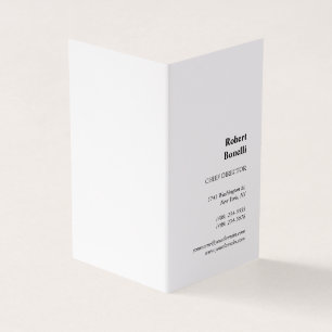 Minimalistische Schlichte, moderne Premium Pearl Visitenkarten