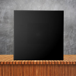 "Minimalistische Schlichte schwarze Farbe Fliese