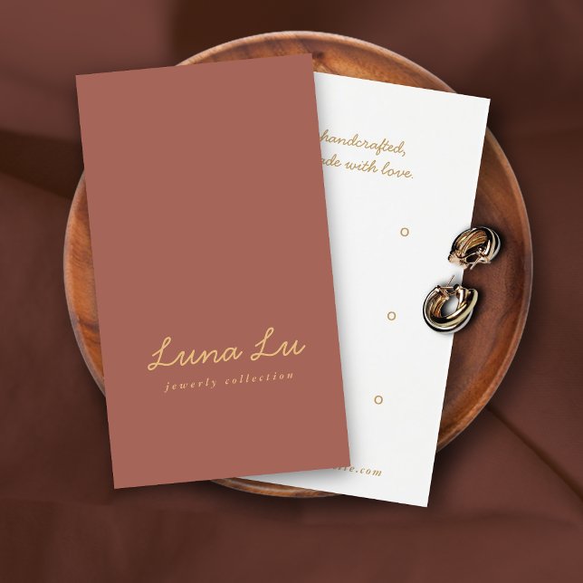 Minimalistische Schmuckkarte (Von Creator hochgeladen)