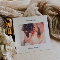 Minimalistische Schreibmaschine | Einfache Hochzei