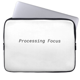 Minimalistische Schreibmaschine für fokussiertes A Laptopschutzhülle
