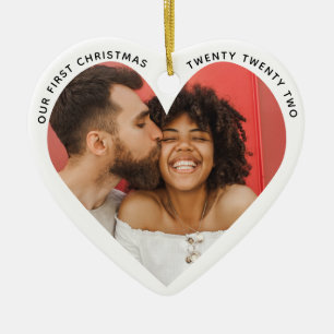Minimalistische Schreibmaschine Merry Merried Foto Keramik Ornament